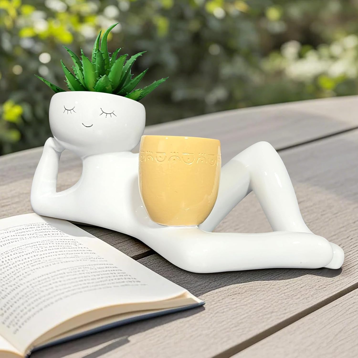 Lazy Little Guy Planter Unique - огляд і ціна Echeveria Succulent