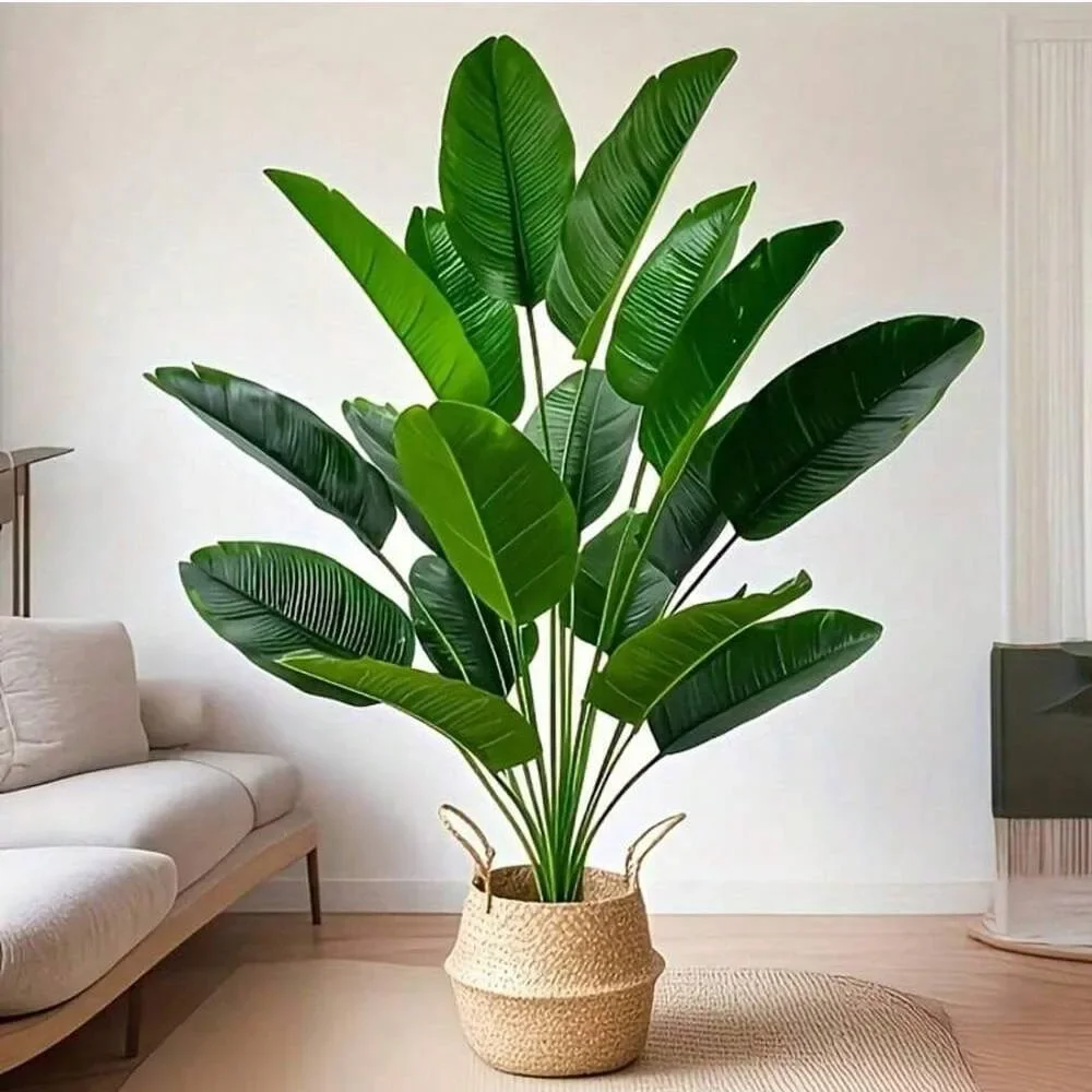1pc 18 Leaves Artificial Plant - огляд і ціна Monstera Adansonii
