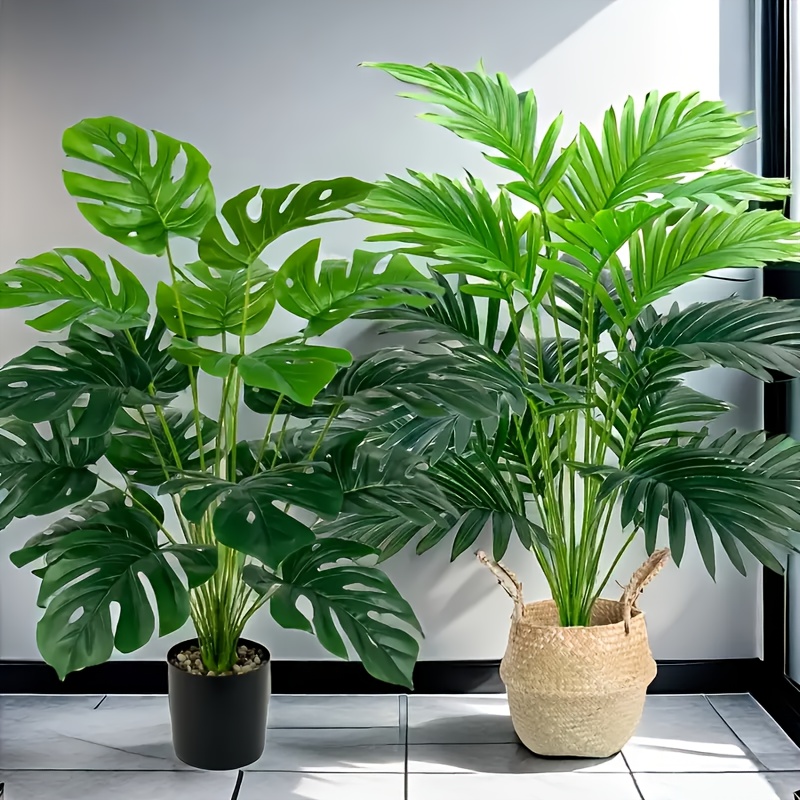 2pcs Green 24Leaves Artificial - огляд і ціна Monstera Adansonii